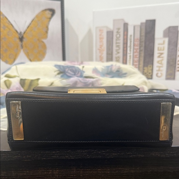 Salvatore Ferragamo Calfskin Gancini Top Handle Bag - Picture 5 of 14